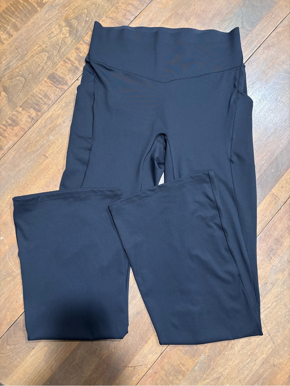 HALARA High-Waist Black Yoga Flare Leggings Size L